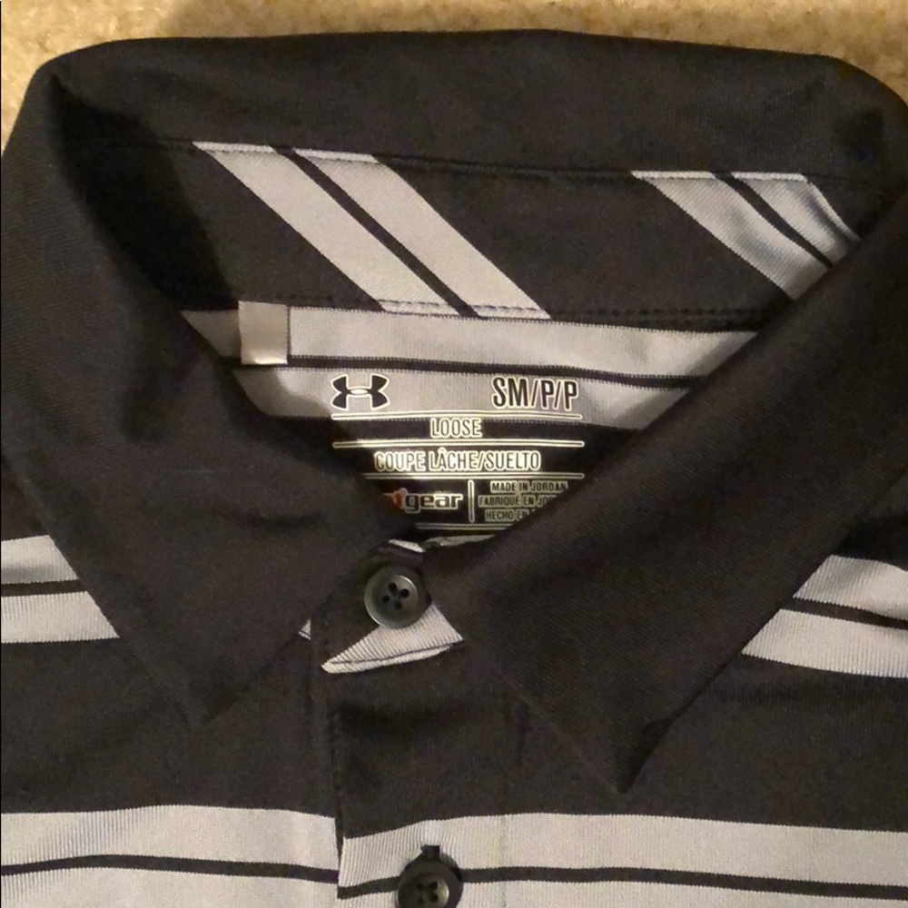 Men small under armour polo